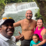 tour at the waterfalls